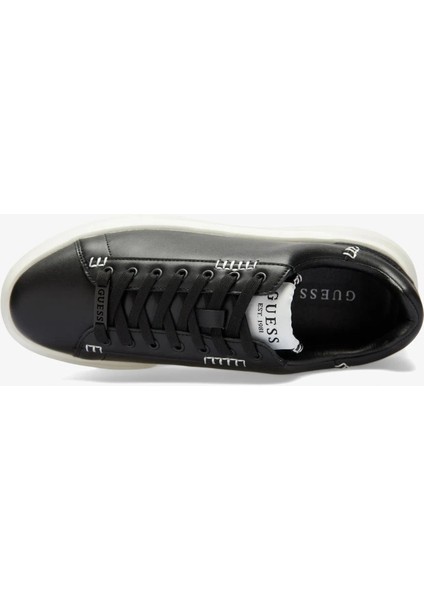 Elba Erkek Siyah Deri Sneaker FMTLBALEA12-BLACK indirimleri