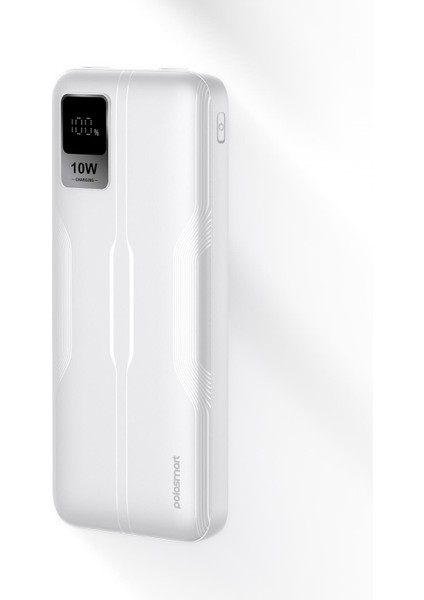 PSM130 Taşınabilir 20W Pd Çıkışı Dijital Göstergeli Şarj Cihazı Powerbank 10.000 Mah Beyaz fiyatları