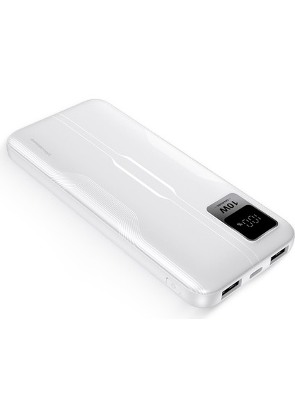 PSM130 Taşınabilir 20W Pd Çıkışı Dijital Göstergeli Şarj Cihazı Powerbank 10.000 Mah Beyaz modelleri