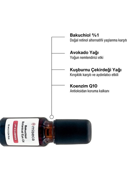 Bakuchiol Aydınlatıcı ve Yenileyici Göz Çevresi Serumu 10 ml modelleri