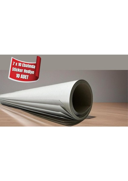 100X140 cm 180GR Ön Beyaz Arka Gri Lüks Kraft Kağıt Ambalaj, Paketleme, Çeyiz Sarma 10 ADET-2,52KG