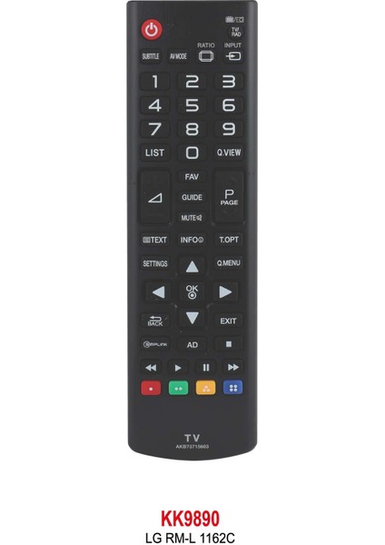 Rm-L 1162C LCD Kumanda