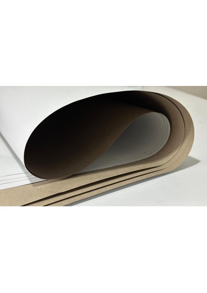 100X140 cm 180GR Ön Beyaz Arka Gri Lüks Kraft Kağıt Ambalaj, Paketleme, Çeyiz Sarma 10 ADET-2,52KG fırsatları