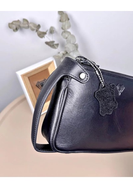 Hakiki Deri El Tutmalı Çift Fermuarlı Erkek El Çantası 2101 fırsatları