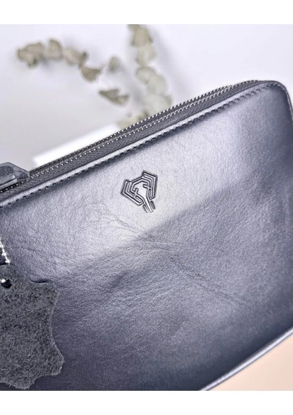 Hakiki Deri El Tutmalı Çift Fermuarlı Erkek El Çantası 2101 indirimleri