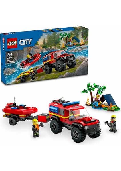 4x4 Kurtarma Botlu Itfaiye Kamyonu 60412 1 Adet