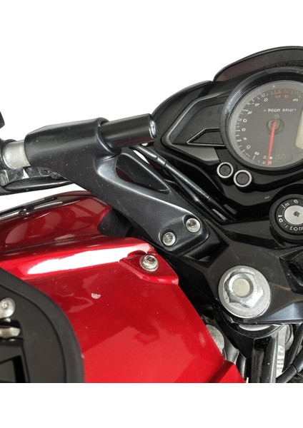 Bajaj Pulsar Ns 125 / Ns 200 / Rs 200 2011-2024 Uyumlu Telefon / Navigasyon Tutucu Siyah fırsatları