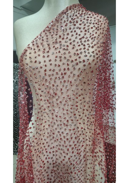 Lüks Taş ,sim Işlemeli Tül Abiye Tasarım Elbiselik Kumaş fiyatları