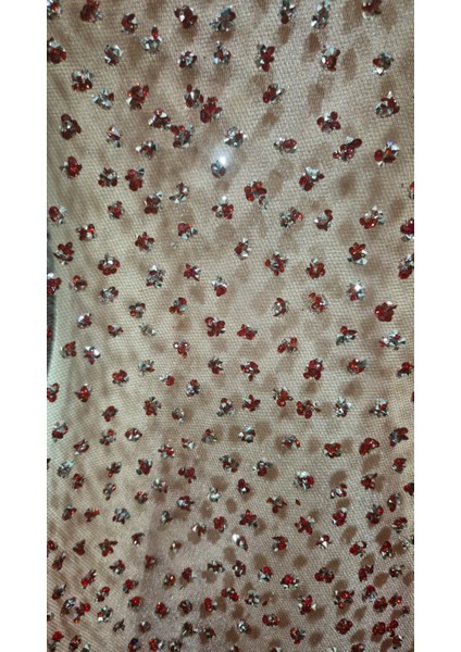 Lüks Taş ,sim Işlemeli Tül Abiye Tasarım Elbiselik Kumaş modelleri