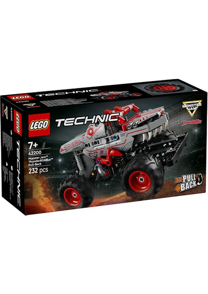 ® Technic Monster Jam™ Thunderroarus™ Çek-Bırak Oyuncak Kamyon 42200 1 Adet