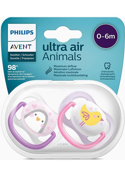 Ultra Air 2'li Emzik 0-6AY Pembe 1 Adet
