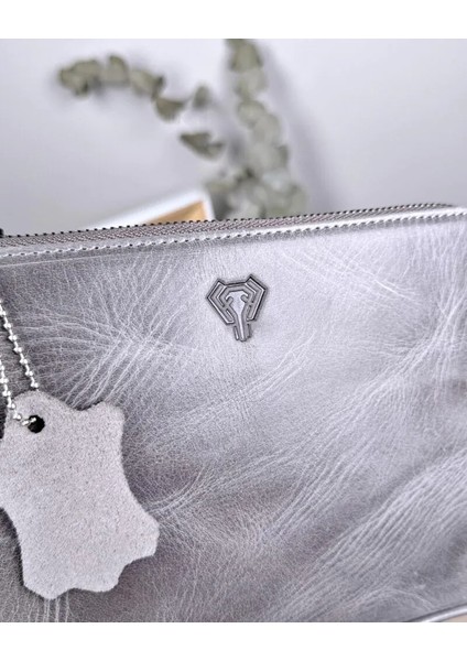 Hakiki Deri El Tutmalı Çift Fermuarlı Erkek El Çantası 2101