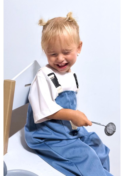 Sıvı Geçirmez Bebek Etkinlik Tulumu Faded