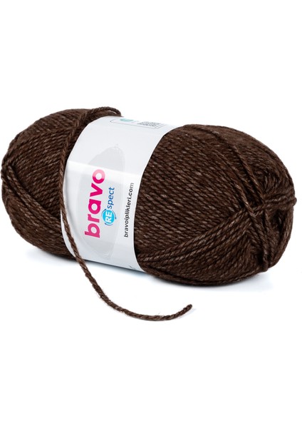Respect Akrilik Koton Klasik Iplik 100 gr 230 Metre Kahverengi (Renk Kodu:80)