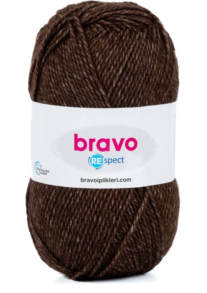 Respect Akrilik Koton Klasik Iplik 100 gr 230 Metre Kahverengi (Renk Kodu:80) fiyatları
