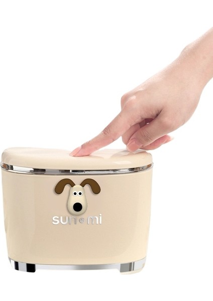 Masaüstü Çöp Kutusu - Karikatür Sevimli Masa Kağıt Sepeti - Saç Tokası Saklama Kutusu (Yurt Dışından)