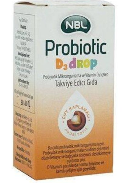 Nbl Probiotic D3 Drop 7,5 ml modelleri