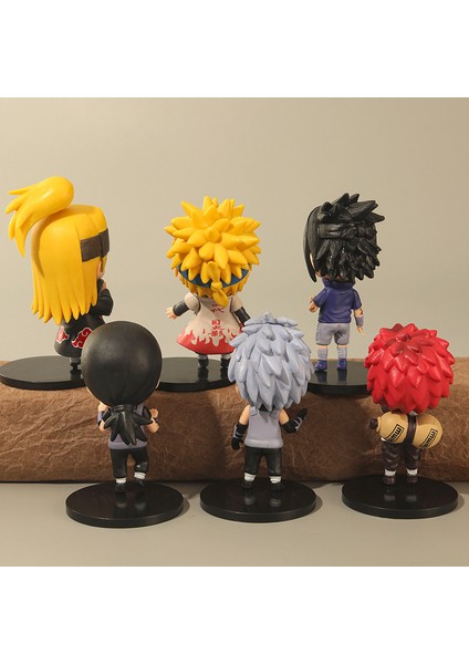 6 Naruto Anime Çizgi Filmi Sasuke Itachi Gaara Kakashi Minato Deidara Bebek Oyuncakları Süsleri (Yurt Dışından) fiyatları