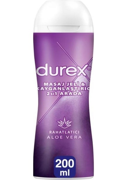 Durex Play 2'si 1 Arada Aloe Vera Rahatlatıcı Etkili Jel 200 ml