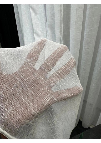 Nivemeshome Keten 1/2,5 Sık Pileli Yeni Sezon Tül Perde Apm indirimleri