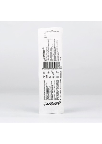 2,5cc, 38 mm Yeşil Uçlu Tek Kullanımlık Iğneli Şırınga (3 Parça Steril) (50 Adet) fiyatları