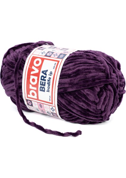 Bera Kadife Iplik 100 gr 120 Metre (Renk Kodu: 937) Mor