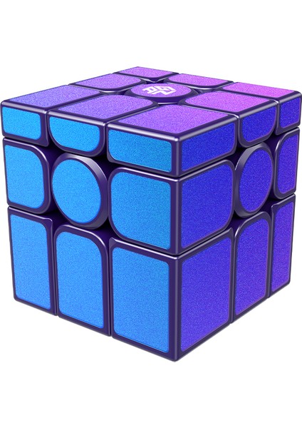 Mirror M UV 3x3 48 Mıknatıslı Parıltılı Ayna Mor Hız Küpü TR Resmi Satıcısı