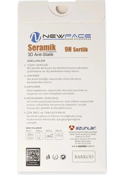 Samsung Galaxy M14 5g 3D Antistatik Mat Seramik Nano Ekran KORUYUCU-(5796) modelleri