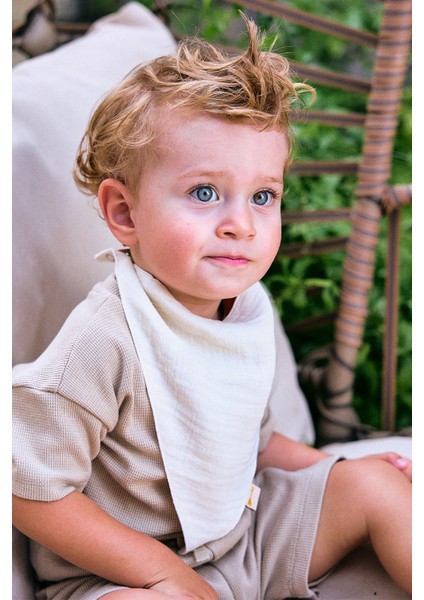 Yumuşak ve Nefes Alabilen 3’lü Müslin Bebek Fular Set