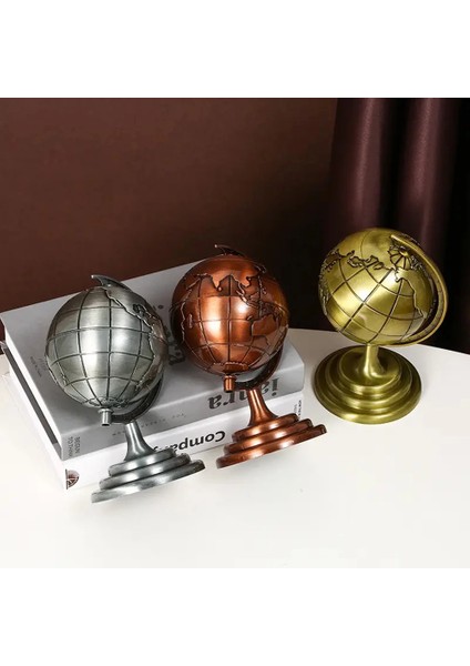 Küçük Boy Metal Dünya Küresi