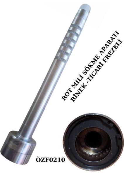 ÖZF0210 ROT MİLİ KOLU SÖKME APARATI BİNEK-TİCARİ TÜM ARAÇLARA UYUMLU FREZELİ 35MM-42.5MM fiyatları