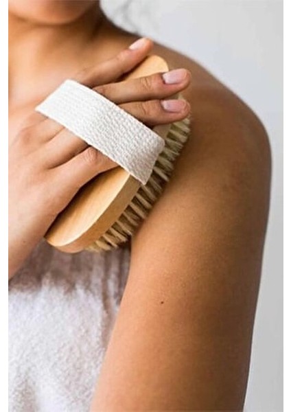 %100 Doğal At Kılı Fırçası Selülit, Çatlak, Batık, Karşıtı Peeling Etkili Kuru Fırça indirimleri