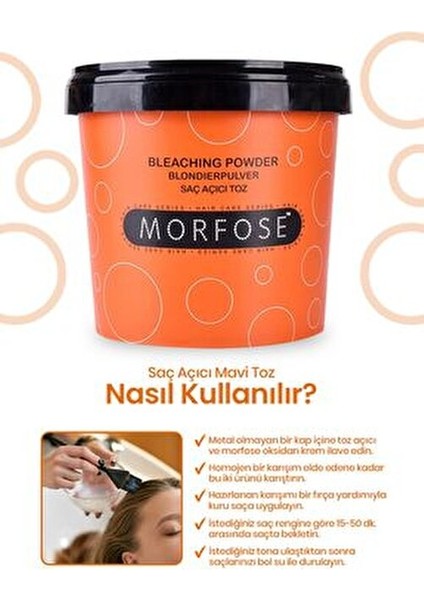 Mavi Saç Açıcı Toz 1000 ml Amonyaksız Formül ile Saç Yıpranmasını Azaltan fiyatları