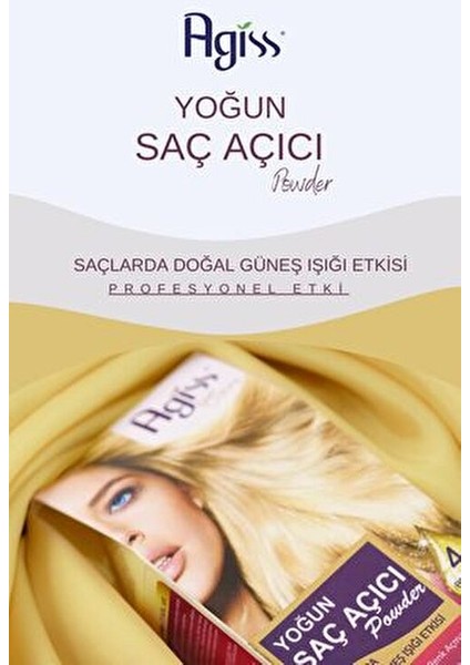 Saç Açıcı Powder 60 g Güçlendirilmiş Saçlar için Ekstra Kalıcı Renk Açma