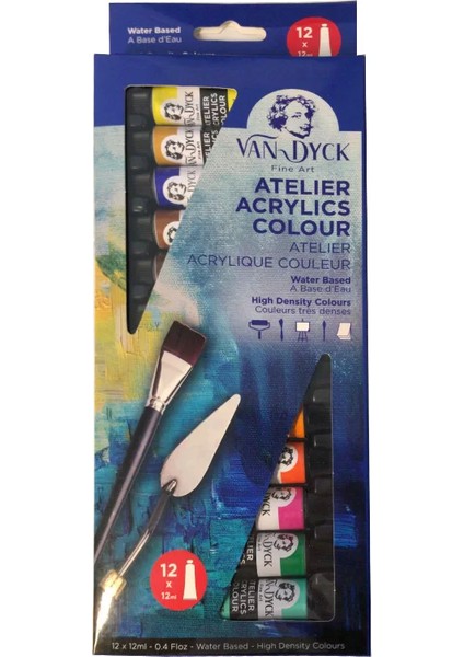 Atelıer Akrilik Boya Seti 12LI