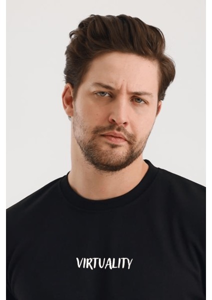 Unısex Baskılı Sıfır Yaka Sweat fiyatları