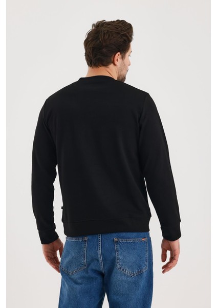 Unısex Baskılı Sıfır Yaka Sweat modelleri