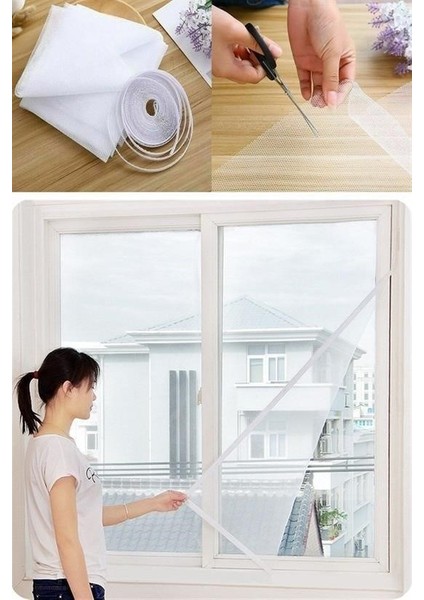 Gv Home® Tüm Cam Pencere Kapılara Uyumlu Tek Kanat Pencere Sinekliği modelleri