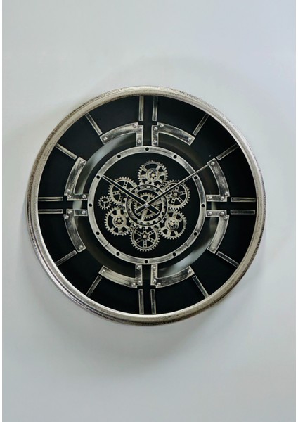 Şık Görünümlü Dişli Duvar Saati