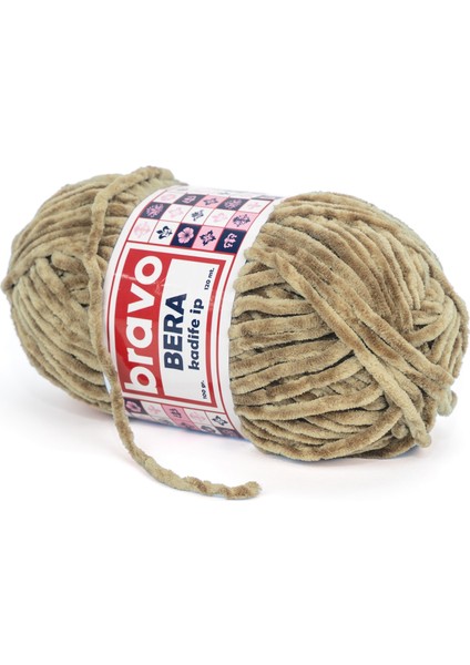 Bera Kadife Iplik 100 gr 120 Metre (Renk Kodu: 932) Sütlü Kahve