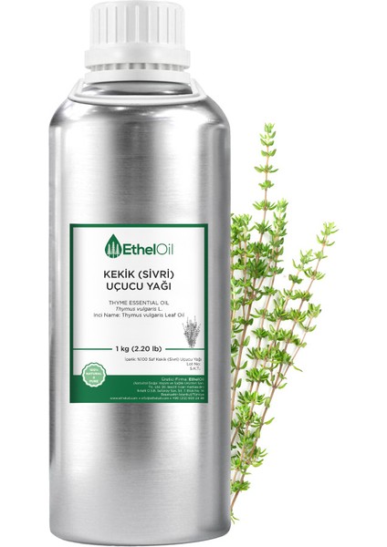Kekik (Sivri) Uçucu Yağı - 1 kg Saf ve Doğal Uçucu Yağ