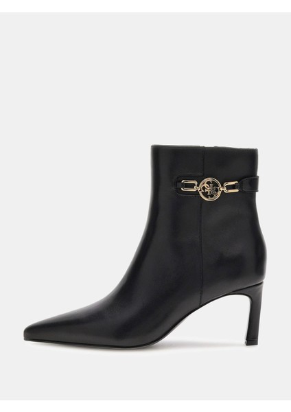 Paislie Kadın Siyah Deri Bot FLFPAILEA10-BLACK