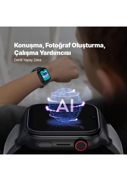Kidi Pro AMOLED Ekranlı GPS 4G Sim Kartlı Akıllı Çocuk Saati Siyah 2KSW03 indirimleri