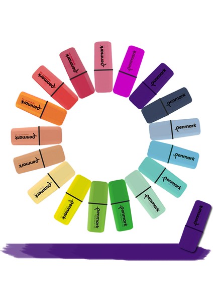 Penmark Mini Fosforlu Kalem 17 Renk