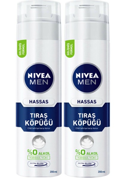 Tıraş Köpüğü Hassas 200ML x 2 Adet
