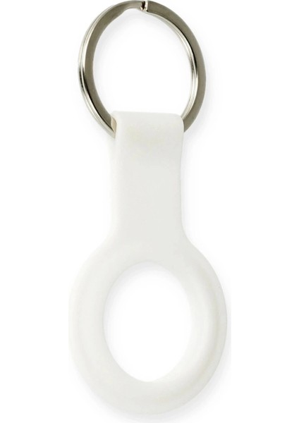 Airtag Silikon Kılıf - BEYAZ-(5796)