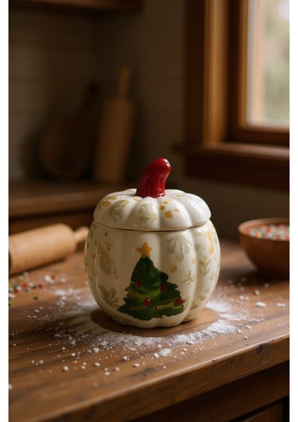 Yılbaşı - Kabak Kavanoz - Saklama Kabı