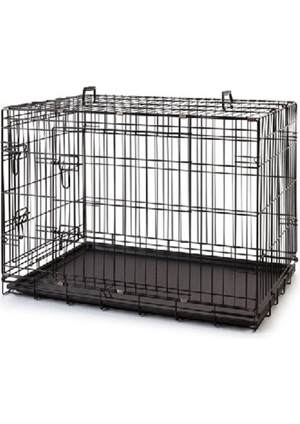 Allzey Kedi - Yavru Köpek Kafesi Dövme Demir 91X60X70