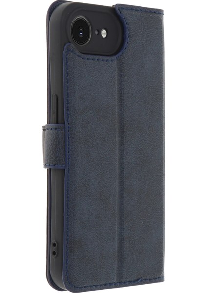 Allzey Newface Iphone 16E Kılıf Trend S Plus Kapaklı Kılıf - Lacivert modelleri