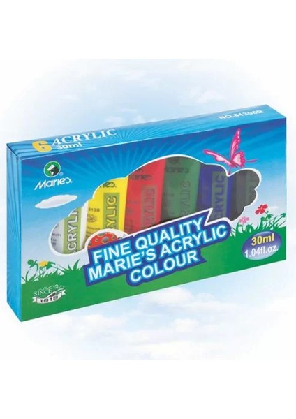 Akrilik Boya Seti 30ML 6lı